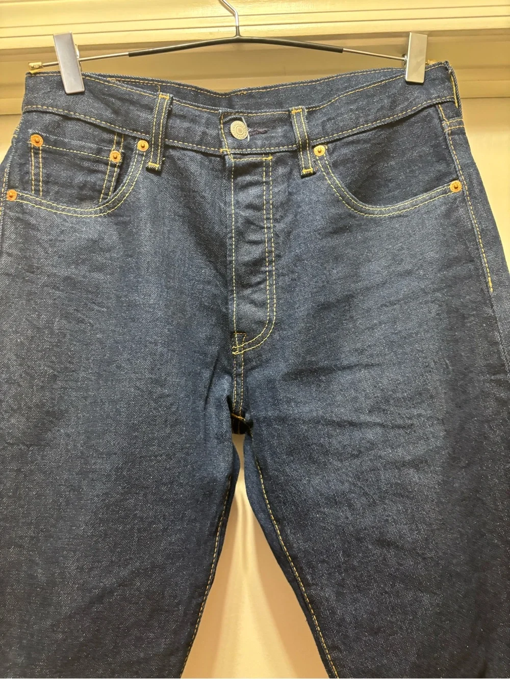 NWOT Levi’s Men's Straight-Leg Dark Blue 501 Jeans, Size 30x 30